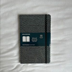 Moleskine Black and White Ruled Notebook